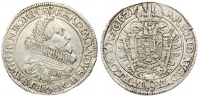 Austria 1 Thaler 1621 Ferdinand II(1619-1637) Vienna; dated 16Z1. Aver.: FERDINANDVS• II• D: G• R• I•S• AVG: G•H•B•REX Bust of Ferdinand II to right i...