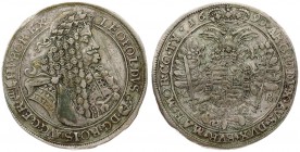 Austria Hungary 1 Thaler 1690 KB Kremnitz mint. Leopold I (1657-1705). Dated 1690. Averse: LEOPOLDVS (Madonna and child) • D G • RO • I • S • AVG • GE...