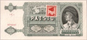 Czechoslovakia 500 Korun 1941/45 Banknote. P54s