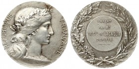 France Medal (1900) Marianne Medal - Daniel Dupuis. Medal offered by the deputy for Bagneux. Silver. Weight 35.88g.; diameter 40 mm