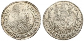 Germany Duchy of Pomerania 1/2 Thaler 1622 HP Franzburg. Philipp Julius(1592-1625). Averse: Bust in the right. Reverse: Coat of arms between two wild ...