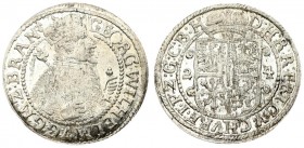 Germany Prussia 1 Ort 1624 Konigsberg. George William(1619-1640). Bust of the prince in an elector's mantle; mint mark on the obverse; ending BRAN. Si...