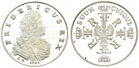 Germany Prussia 1 Thaler 1701 CG Coronation of Friedrich I. Friedrich I (1701-1713). Averse: Bust right CG and 1701 below. Averse Legend: FRIDERICUS R...