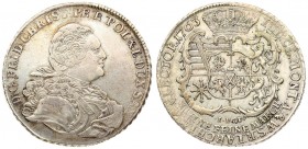 Germany Saxony 1 Thaler 1763 IFôF Friedrich Christian(1763). Averse: Bust right. Averse Legend: D: G: FRID: CHRIST: PR: R: POL: & L: DUX: SAX: Reverse...