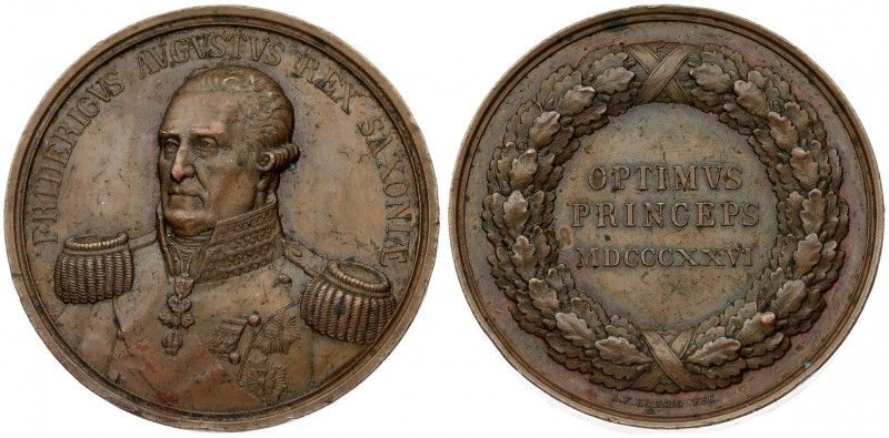 Germany Saxony Medal 1826 Friedrich August I(1806-1827). Medal 1826; from A.F. K...