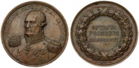 Germany Saxony Medal 1826 Friedrich August I(1806-1827). Medal 1826; from A.F. König; on his 76th birthday. Uniformed half-length portrait //// OPTIMV...