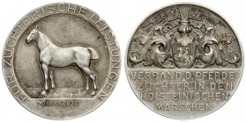 Germany Medal (1930) the horse breeders' association medal for breeding achievements in the holsteinischen marsh ORKAN 2036. Scrattche. Silver. 25.16g...