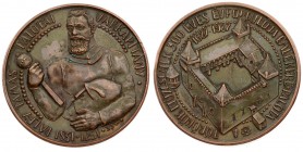Hungary Medal (1987). Palfy Tamas Palotai Varkapitany 1571-1581 throats are erected 300 years since the anniversary of the palace 1687-1987. Copper. 3...