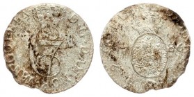 Norway 2 Skilling 1786 HIAB Christian VII (1766-1808). Averse: Crowned C7 monogram.Reverse: Crowned oval shield divides date. Silver. KM 255