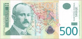 Serbia 500 Dinara 2004 Banknote. Jovan Cvijic. P.59.1