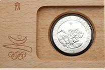 Spain 2000 Pesetas 1992 Olympics Barcelona '92. Juan Carlos I(1975-2014). Averse: Conjoined busts of King and Crown Prince right. Reverse: Sprinters. ...