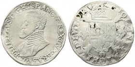 Spanish Netherlands BRABANT 1 Philippsthaler 1558 Antwerp. Philip II of Spain (1555-1598). Averse: PHILIPPUS.S.D:G.HISPAN.ANG.Z.REX.DUX.BRAB 1558. Rev...