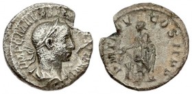 Roman Empire 1 Denarius 228 Severus Alexander 222-235. Rome 228. Av.: IMP C M AVR SEV ALEXAND AVG Laureate and draped bust of Severus Alexander to rig...