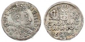 Poland 3 Groszy 1600 Bydgoszcz. Sigismund III Vasa (1587-1632) - crown coins 1600. Bydgoszcz. A variant with the letter G in front of the ruler's coll...