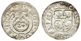 Poland 1/24 Thaler 1614 Sigismund III Vasa (1587-1632) - Crown coins 1614 Bydgoszcz; variety with a five-field coat of arms; SIGIS 3 on the obverse. S...
