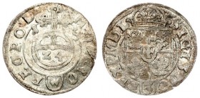 Poland 1/24 Thaler 1615 Sigismund III Vasa (1587-1632) - Crown coins 1615 Bydgoszcz variety with the inscription SIGI 3; P M D L on the obverse and RE...
