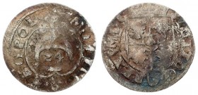 Poland 1/24 Thaler 1616 Sigismund III Vasa (1587-1632)- Crown coins 1616 Bydgoszcz; Sas coat of arms in a hexagon; MOИE ИO on the reverse; stars at th...