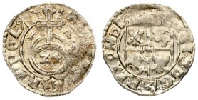 Poland 1/24 Thaler 1617 Sigismund III Vasa (1587-1632)- Crown coins 1617 Krakow; hooks on the reverse. Silver. Kop. 845 (R); Gorecki K.17.1.b (R2) RAR...