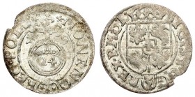 Poland 1/24 Thaler 1619 Sigismund III Vasa (1587-1632)- Crown coins 1619 Bydgoszcz; SIGIS in the inscription on the obverse; on the reverse end POLO. ...