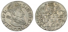Poland 3 Groszy 1622 Krakow. Sigismund III Vasa (1587-1632) - crown coins 1622. Krakow. inscription REGN on the reverse. Silver. K.22.1.a.