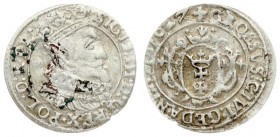 Poland 1 Grosz 1627 Gdansk Sigismund III Vasa (1587-1632); ending of the inscription on the obverse: POL D R PR. Silver. CNG 150.IV var.; Kop. 7477 (R...