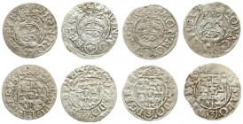 Poland 1/24 Thaler 1632 Sigismund III Vasa (1587-1632). Swedish occupation Gustav II Adolf Elblag. Silver. Ahlstrom 5. Lot of 4 Coins