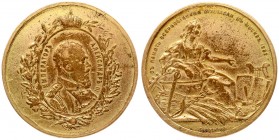 Russia Medal in memory of the All-Russian Exhibition of 1882 in Moscow. St. Petersburg Mint 1882. Medalists: front side - L.Kh.Shteinman (below the ci...