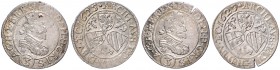 FERDINAND II (1619 - 1637)&nbsp;
Lot 2 coins 3 Kreuzer, 1625, 3,68g, St. Veit. Her. 1111&nbsp;

VF | VF