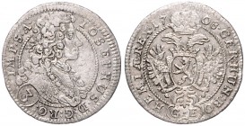JOSEPH I (1705 - 1711)&nbsp;
3 Kreuzer, 1708, 1,36g, Praha. Her. 201&nbsp;

VF | VF