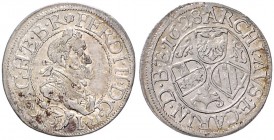 FERDINAND II (1619 - 1637)&nbsp;
3 Kreuzer, 1628, 1,75g, St. Veit. Her. 1120&nbsp;

about EF | about EF