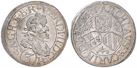 FERDINAND II (1619 - 1637)&nbsp;
3 Kreuzer, 1631, 1,91g, St. Veit. Her. 1128&nbsp;

EF | EF