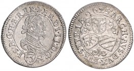 FERDINAND II (1619 - 1637)&nbsp;
3 Kreuzer, 1625, 1,75g, Graz. Her. 1078&nbsp;

VF | VF