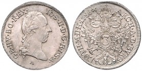 JOSEPH II (1765 - 1790)&nbsp;
3 Kreuzer, 1788, 1,72g, A. Her. 336&nbsp;

EF | EF , drobné justírování | small justierung