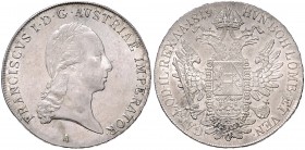 FRANCIS II / I (1792 - 1806 - 1835)&nbsp;
1 Thaler, 1819, 28,06g, A. Früh. 144&nbsp;

about UNC | UNC
