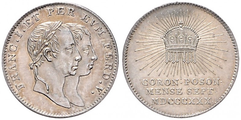 FRANCIS II / I (1792 - 1806 - 1835)&nbsp;
Silver jeton small, 1830, 3,38g, Mont...