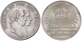 FRANCIS II / I (1792 - 1806 - 1835)&nbsp;
Silver jeton large, 1830, 5,45g, Mont. 2516&nbsp;

about UNC | about UNC