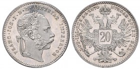FRANZ JOSEPH I (1848 - 1916)&nbsp;
20 Kreuzer, 1870, 2,69g, Früh. 1581&nbsp;

UNC | UNC