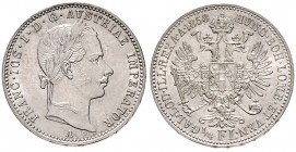 FRANZ JOSEPH I (1848 - 1916)&nbsp;
1/4 Gulden, 1858, 5,35g, A. Früh. 1518&nbsp;

UNC | UNC