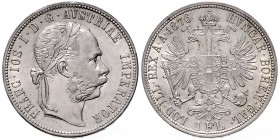 FRANZ JOSEPH I (1848 - 1916)&nbsp;
1 Gulden, 1876, 12,37g, Früh. 1496&nbsp;

UNC | UNC
