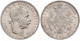 FRANZ JOSEPH I (1848 - 1916)&nbsp;
1 Gulden, 1882, 12,37g, Früh. 1502&nbsp;

about UNC | UNC