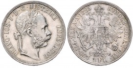 FRANZ JOSEPH I (1848 - 1916)&nbsp;
1 Gulden, 1885, 12,33g, Früh. 1505&nbsp;

UNC | UNC