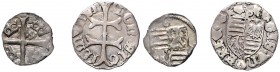 SIGISMUND (1387 - 1437)&nbsp;
Lot 2 coins Denarius, Quadrans, b. l., 0,81g&nbsp;

VF | VF