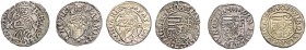 VLADISLAUS II OF HUNGARY (1490 - 1516)&nbsp;
Lot 3 coins Denarius (silver), 1,64g&nbsp;

VF | VF