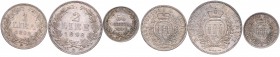 Lot 3 coins 50 Centesimi, 1 Lira, 2 Lira, 1898, 17,56g&nbsp;

EF | EF
