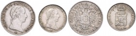 Lot 2 coins 1/2 Lira, 1 Lira, 1822, 6,43g, M&nbsp;

about EF | about EF