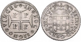 PETER II (1668 - 1705)&nbsp;
400 Reis, 1690, 17,2g, KM 154.2&nbsp;

about EF | about EF