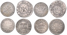 Lot 4 coins 80 Reis, b. l., 14,06g&nbsp;

VF | VF