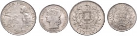 Lot 2 coins 50 Centavos 1916, 1 Escudo 1910, 37,67g&nbsp;

EF | EF