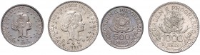 Lot 2 coins 500 Reis, 1000 Reis, 1913, 14,98g&nbsp;

EF | EF