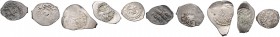 GRAND DUCHY OF MOSCOW&nbsp;
Lot 5 coins Děnga, period hand written notes, 3,94g&nbsp;

VF | VF